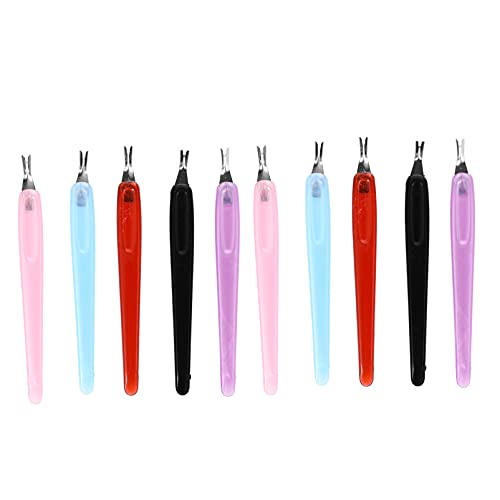 Beatifufu 50Pcs Dead Skin Forks Nail Art Tools Professional Cuticle Remover Pushers for Manicure Compact Durable Design Essential Nail Care Tools