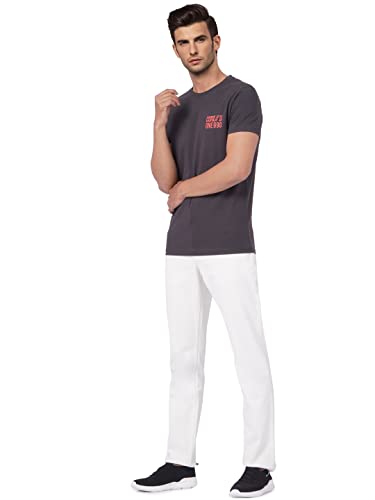 Image of Jack & Jones Men's Cotton Printed Slim Fit T-Shirt