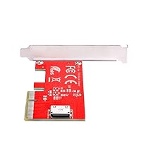 Cavo Adattatore OCuLink PCI-Express SAS SFF-8611 4i A SATA 7P Con Connettore A 90 Gradi