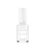MODE Nail Enamel Shade #156 Bright White with a Cream Finish - Long Wear, High Gloss, Chip Resistant, No Cruelty Vegan Salon Nail Polish Made in the Beautiful USA, 0.50 fl oz