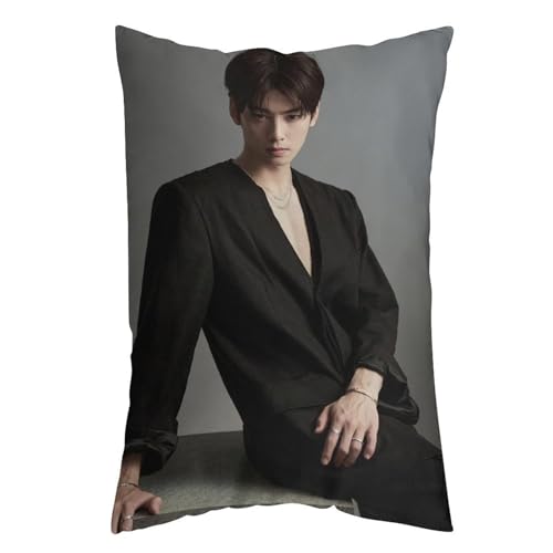 チャウヌ ポスター 韓流 かっこいいですの画像写真2 抱き枕カバー 長方形 等身大クッションカバー 両面プリント 気持ちいい 安眠 隠しファスナー式 伸縮性 着脱簡単 肌触り良い 柔らかい 四季兼用 ベッド飾り 20"x30"