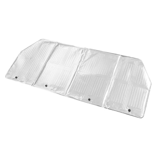 Outanaya Protector contra Salpicaduras de Aceite Que Protege Frascos Plásticos del Calor de Aluminio Aislamiento Térmico Placa de Aluminio Plata para Cocina