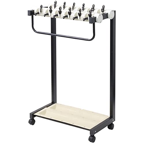 seathestars 傘立て 業務用 12本収納 盗難防止 鍵付き スリム スペアキー付き 移動キャスター付き 会社 オフィス 公共施設 に