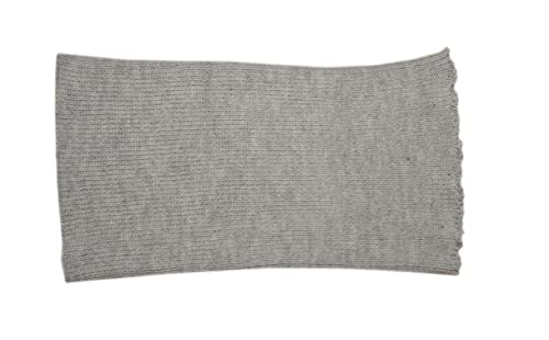 tevirP Unisex Bauchband, 100% Merinowolle, für Bauch, Nierenwärmer, Haramaki, Schwanger, Damen und Herren, gestrickt Gr. 80, hellgrau