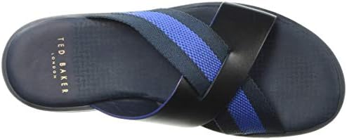 Ted Baker Men's Bowdus Flat Sandal, Dk Blue, 7 Regular US | Image 4