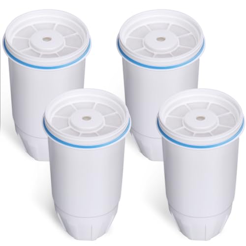ZR-001 Water Filters Replacement Compatible with Zero Pitcher and Dispenser ZR-004 ZP-006 ZR-017 ZD-013 ZS-008 Filter System Replacement Reduce Bad Taste, Odor, Lead, Chlorine, and PFOA/PFOS (4 Packs) by PMIIO - Used condition - US$16.12