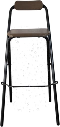 Chaise de bar résistante aux intempéries pour balcon compact et terrasse