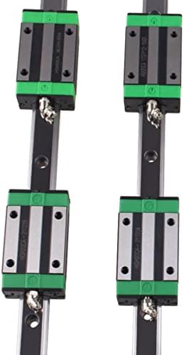 GUWANJI 1000mm HGR20 Square Linear Guide Rail with HGH20CA Carriage Bearing Block, Linear Slide Rail Guide Rail Length 39.4 inch(1000mm) for DIY CNC Routers Lathes Mills