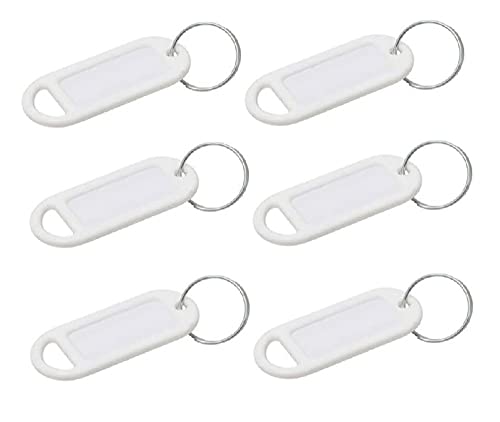 Bulk Hardware TM BH02565 Porteclés étiquettes, Blanc, Set de 20 Pièces
