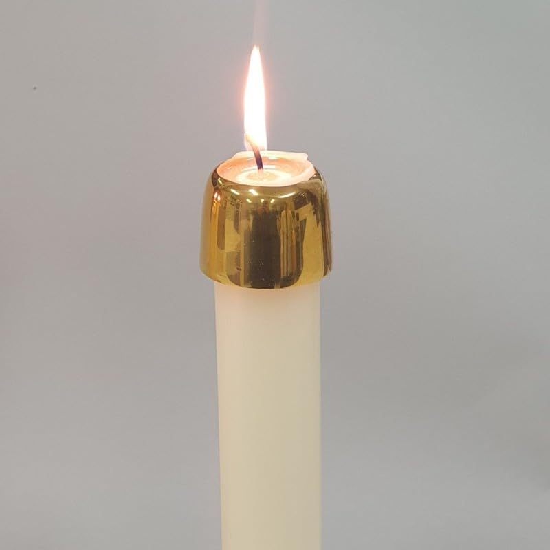 2 1/4" Brass Candle Cap/Candle Follower
