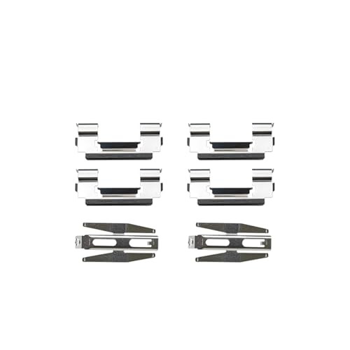 Image of Detroit Axle - Front Brake Pads for 1998-2002 Chevrolet Camaro | Pontiac Firebird, Ceramic Brake Pads with Hardware 1999 2000 2001 Replacement