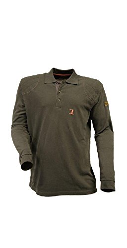 Polo de caza Percussion ml, Caqui, color caqui, tamaño extra-large