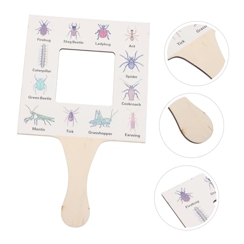 Abaodam visor natural ferramenta de exploração da de natureza de madeira ferramenta de identificação