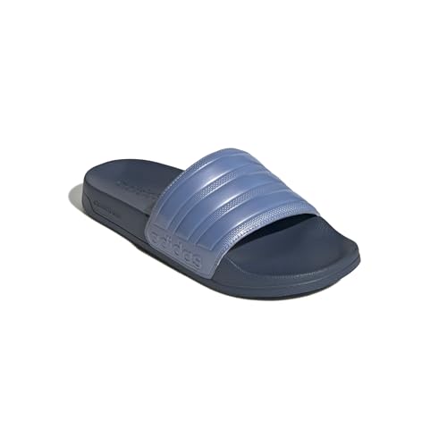Image of adidas Women ADILETTE SHOWER Synthetic Swim Slide FTWWHT /GOLDMT /BOGOLD | LUT50
