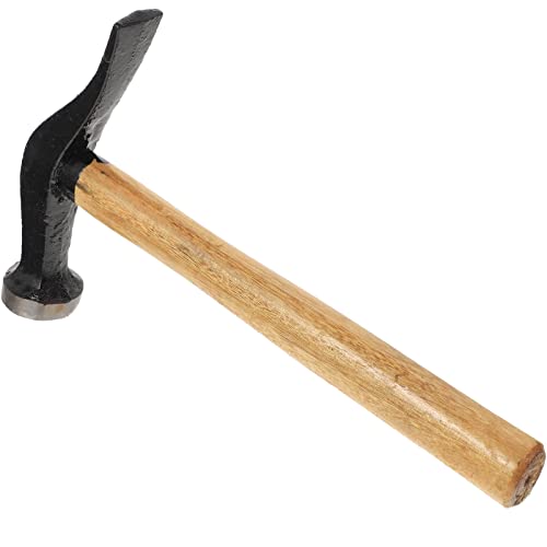 Shoe Repairing Hammer - Wooden Handle Leather Craft Tool, Diy Cobbler Mallet for Tack Shoes and Leather Working