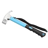 Osmond Martillo Extractor de Clavos Multifuncional para Carpas de Camping Al Aire Libre, Color Azul.