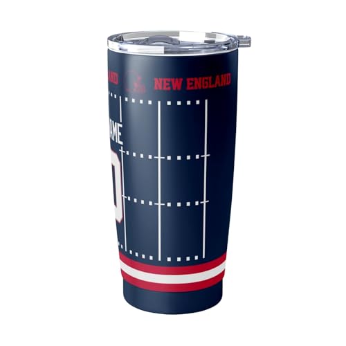 Image of ANTKING New England Tumbler 20 oz Travel Coffee Cup for Men Women Boy Custom Name Number Gifts