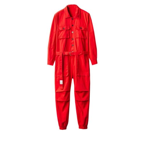 Salopette de travail fuselée homme style américain en toile