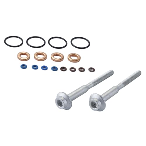 Hoite Kit de réparation de joint et de boulons d'injecteur de carburant, 1 ensemble, adapté à l'injecteur Audi VW, remplace 03L130277B A2C59513554...