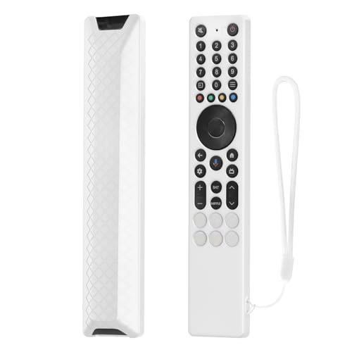 Funda Protectora de Silicona para TCL RC833A Control Remoto, Funda Protectora anticaídas para TCL RC833A Control Remoto (White)