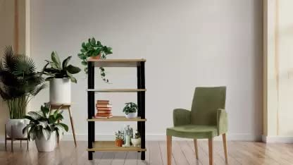 PEDPIX Book Shelf Wooden | Bookshelf for Home Library | Book Shelves Open Bookcase Books Rack | Display Unit Book Stand for Office & Home