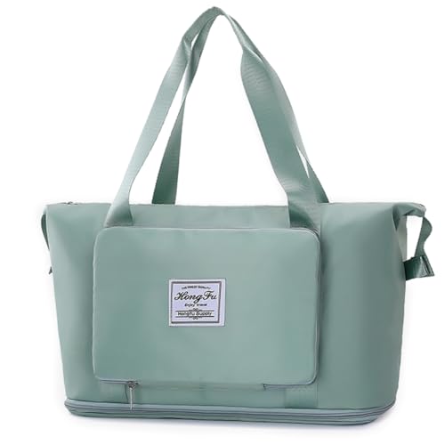TOKSHOP Bolsa Academia Feminina Expansível Impermeável Bolsa Mala de Mão para Viagem Treino Passeios