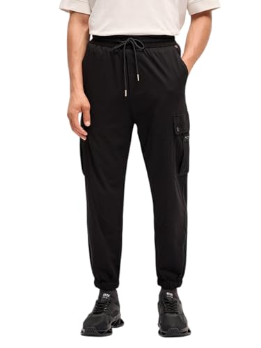 Image of Men's Navy Slim Fit Casual Cargo