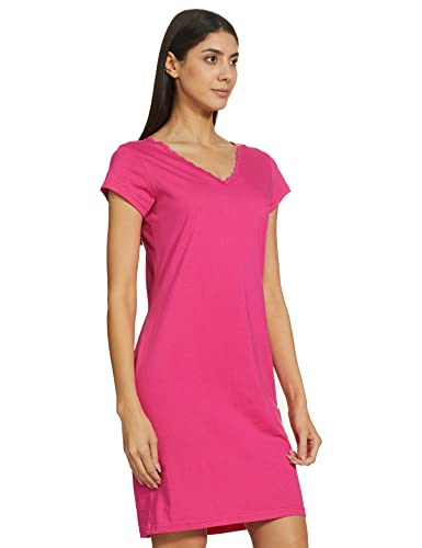 Image of Amazon Brand - Symbol Women's Cotton Knee Length Regular Fit Nighty
