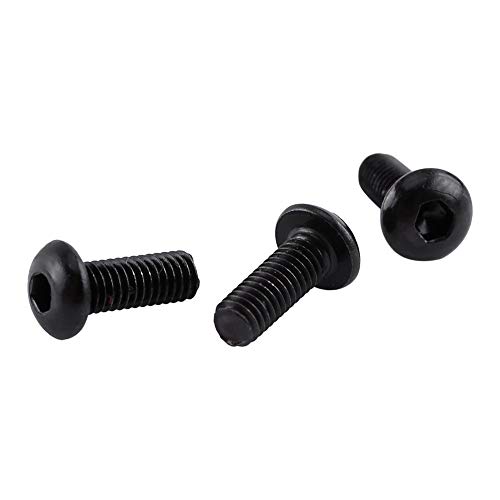 image for Jacksking 250pcs Screws Nuts, M3 Black Alloy Steel Hex Socket Screws B