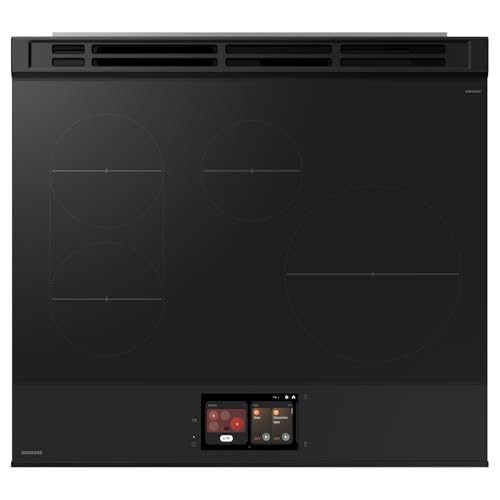 Image of Samsung Bespoke 6.3 cu. ft. Smart Slide-In Induction Range with AI Home & Smart Oven Camera, Stainless Steel, NSI6DG9900SRAA