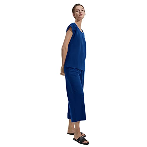Image of Women's Cotton Capri and Top Set