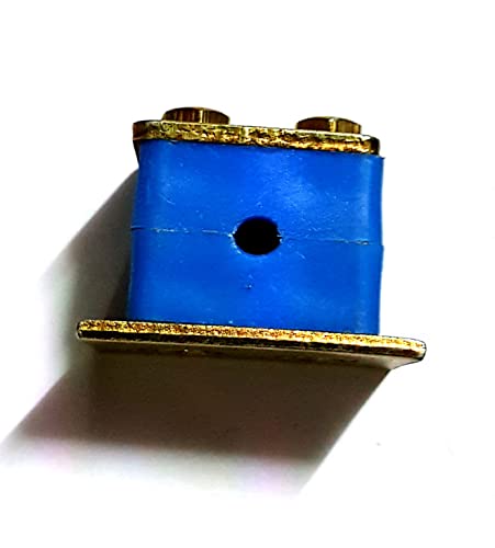 pp clamp saddle clamp hydraulic pipe clamp instrumentation pipe mouting clamp wall mount pipe clamp heavy duty PACK OF 5 (50.8(2"od))