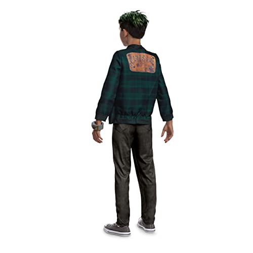 Disney Zombies Costume for Kids, Jett Unisex Kids Green Costume Outfit2