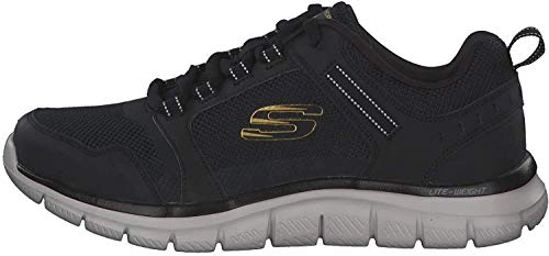 Skechers - Mens Track - Knockhill Shoes, Size: 14 M US, Color: Black/Gold