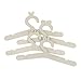 Fenteer 4 Pieces Baby Suit Hanger Wood Home Decors for Kids Nursery Children Tops Dog Clothes