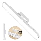 Luminária De Mesa Led Recarregável USB Touch com 2 Suportes: Magnético e Base para Apoio de Mesa, ideal para Parede, Armário, Cozinha, Banheiro e Mesa – Led com Luz Ajustável 3 modos de Iluminação.