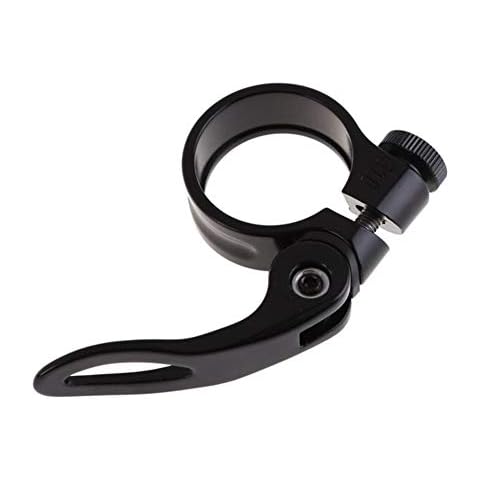 YGXICN Bike Seat Clamp 2 Pcs Aluminum Alloy Seatpost Clamp Quick 31.8mm MTB Bike Cycling Saddle Seat Post Clamp Quick Release Spare Parts Cover