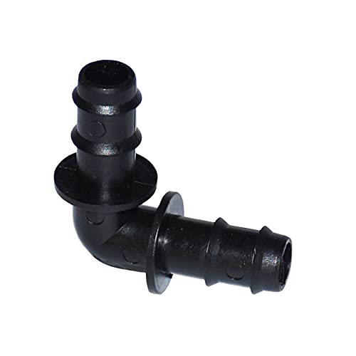 Conector de manguera de 16 mm en codo de 1/2 pulgada pack de 40 piezas para riego 2