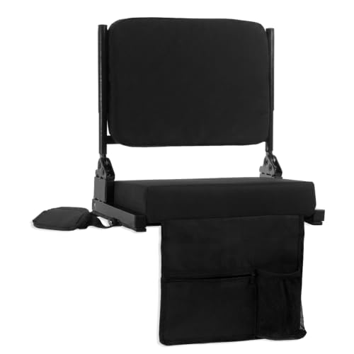 Image of SPORT BEATS Stadium Seats with Back Support Folding Chair for Bleachers