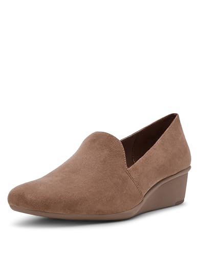 Image of Anne Klein Women's Wedge Pump Wendell, Closed Toe Comfortable Slip-On Business Casual Office Heel