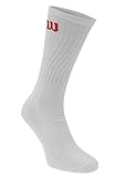 Wilson Crew Ultra Fresh Socks - Pack of 3 (White) UK 6-11