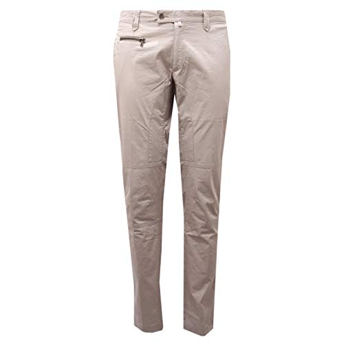 Pantalon beige en coton pour homme 1033AE coupe droite classique