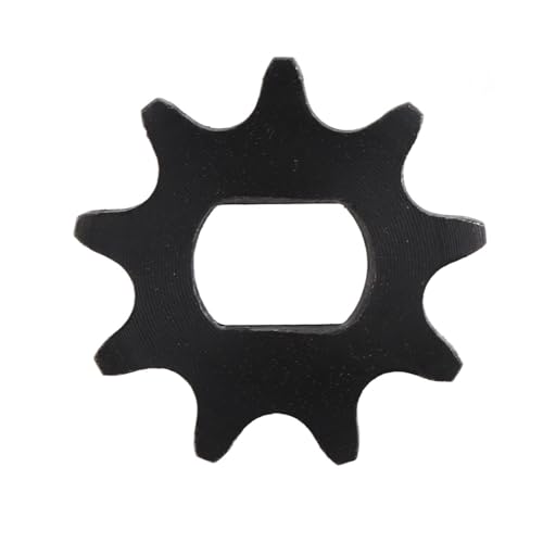 Hapivida Chain Sprocket, Heavy Duty 9-Tooth Metal Gear Motor Sprocket with 12x17mm Inner Hole for Industrial Machinery and DIY Power Transmission