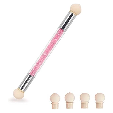 Jagowa Double Head Nail Art Sponge Brush Cover