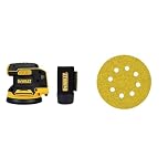 DEWALT DCW210N-XJ Cordless Sander 18V XR Brushless 125mm Bare Unit + Suitable Power Tool Accessory
