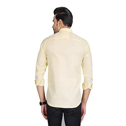Image of Man Slim Fit Cotton Casual Shirt