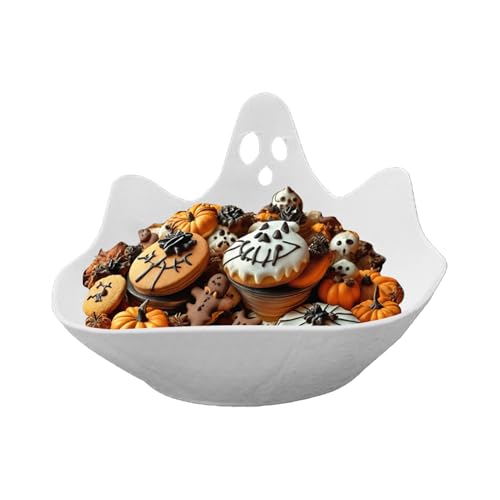 Genérico - Geisterplatten - Halloween-Platten, 19 x 20,7 cm, Geisterportionierteller, dekorative Platte für Charcuteries, gruseliger Teller für die Aperitifküche, Salatsalat