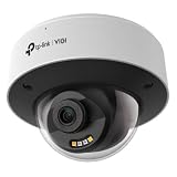 VIGI InSight S285 - Telecamera di rete Dome a colori, supporta PoE, classificazione umana e veicolo, rilevamento intelligente, audio bidirezionale, difesa attiva, rilevamento intelligente, antivandalo