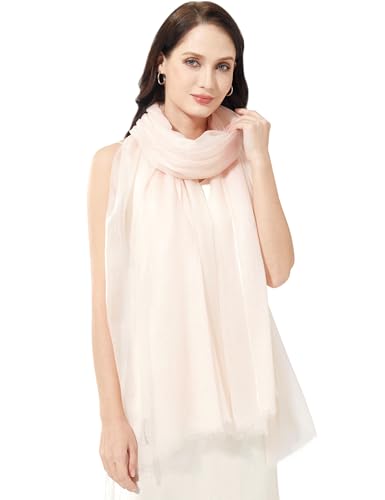 Buttery-soft Cashmere Wrap Lightweight Scarf Shawl