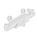 K949 006 Aluminium Alloy Steering Servo Saver, Upgrade Part for WL Toys 1/10 k949 RC Car, High Precision CNC Machined, Wear Resistant, Corrosion Resistant, Heat Conductive, Blue (Silver K949-006S)